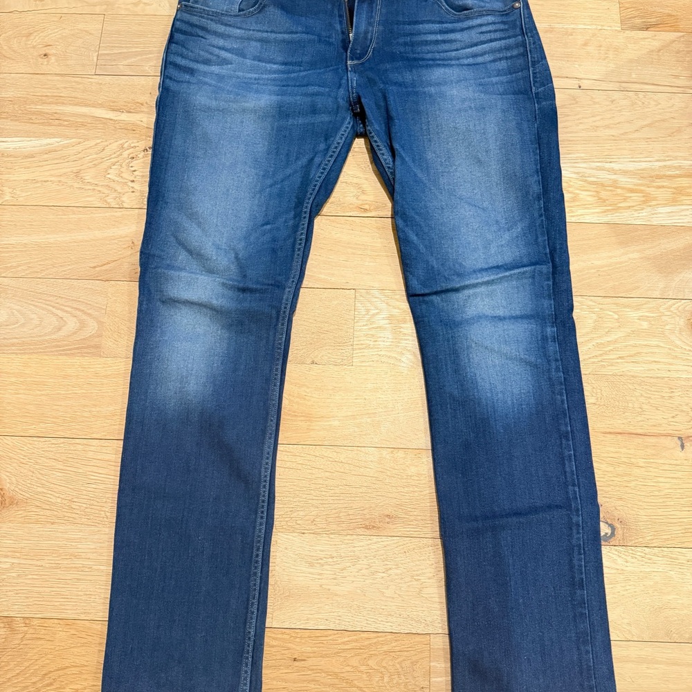 PAIGE Men's federal Deep Blue Slim Jeans
